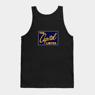 The Capital Limited Streamliner Train Drumhead Tank Top